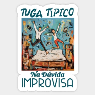 Na dúvida improvisa, v1 Sticker